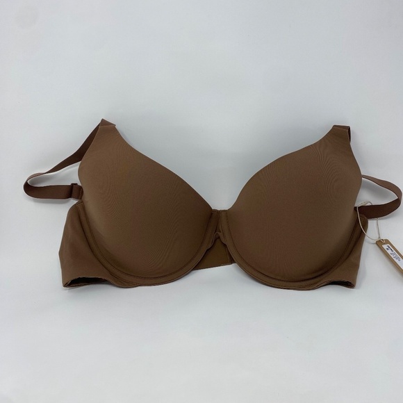 SKIMS Fits Everybody Scoop Plunge Bra BR-UWR-1997 Jasper Size‎ 42D - Picture 2 of 4